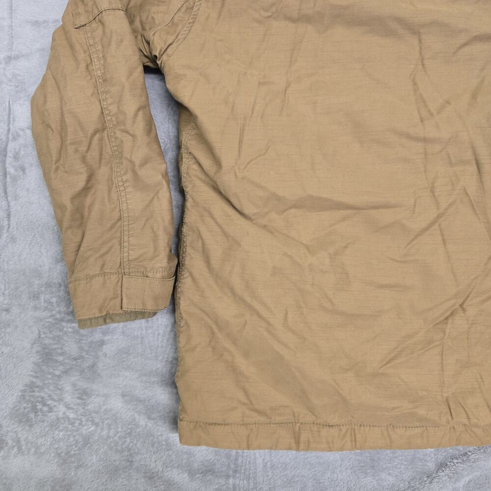 J. Crew NX-631 M65 Military / Mechanic Field Jacket MENS M Hooded Khaki Brown - Picture 6 of 12